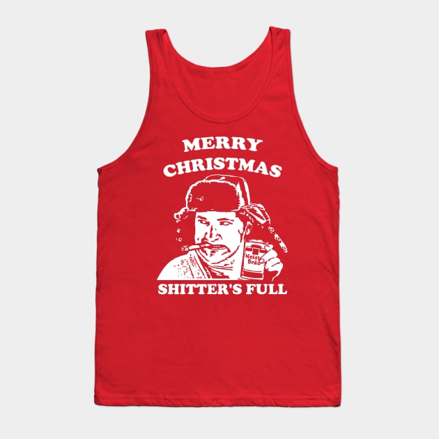 Merry Christmas Shitter's Full Tank Top by MakgaArt